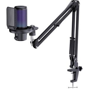 Игровой микрофон FeelWorld VM1-AS USB-C со штангой (черный)