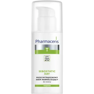 Pharmaceris T Sebostatic крем для лица антиакне нормализующий SPF20 сужающий поры на день, 50 мл