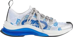 Кроссовки Gucci Wmns Run Sneaker White Blue, белый