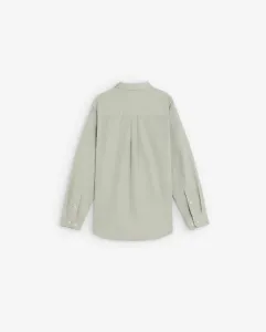 Детская рубашка прямого кроя однотонная Scalpers, зеленый