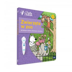 Читайте с Альбиком, Животные в зоопарке, интерактивную говорящую книгу. Czytaj Z Albikiem
