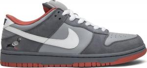 Лимитированные кроссовки Nike Jeff Staple x Dunk Low Pro SB 'Pigeon', серый