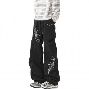 Повседневные брюки Unisex Moderate Parachute HUANQIU, черный