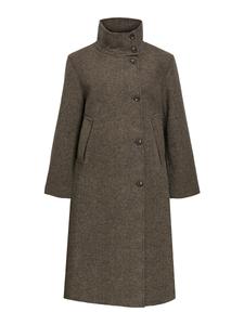 Демисезонное пальто OBJECT OBJRikis, Dark brown