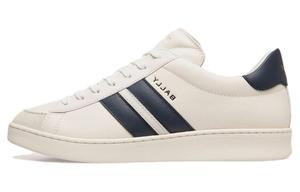 Кроссовки BALLY Stripe-detail Leather Sandals, черный/белый