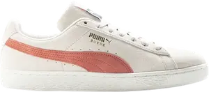 Кроссовки Puma Suede Classic Cream Hot Coral, кремовый