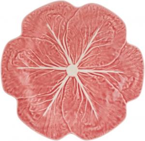 Тарелка Bordallo Pinheiro Cabbage, 26,5 см, розовый
