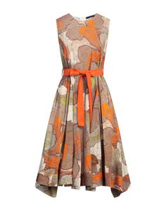 Платье миди High, оранжевый