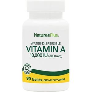Naturesplus Пальмитат витамина А 10 000 МЕ Здоровая кожа Глаза Зрение и иммунная система 90 вегетарианских таблеток, Nature'S Plus