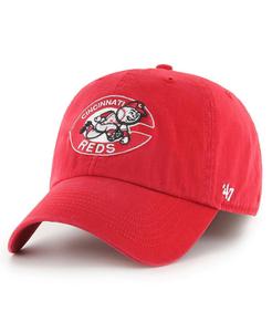 Мужская красная приталенная шляпа Cincinnati Reds Cooperstown Collection Franchise '47 Brand