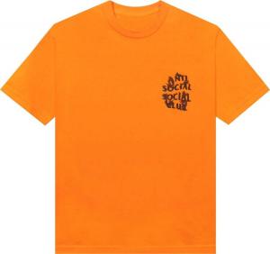Футболка Anti Social Social Club The Notebook Tee 'Orange', оранжевый