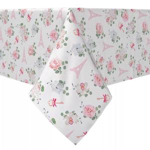 Квадратная скатерть, 100% хлопок, 60х60", Романтический Париж