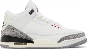 Кроссовки Air Jordan 3 Retro White Cement Reimagined, белый