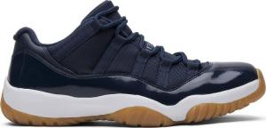 Кроссовки Air Jordan 11 Retro Low Navy Gum, синий