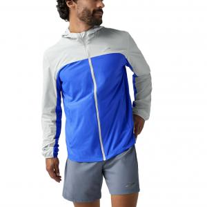 Brooks Мужская куртка, новые, сине-дымчатые, с капюшоном, средней плотности ткани, другие цвета