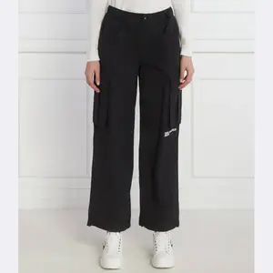 Брюки карго свободного кроя Karl Lagerfeld, черный