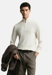 Свободный джемпер с полумолнией Gant, Seed Melange