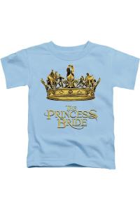 Футболка с коротким рукавом "Корона принцессы" для детей Gildan, светло-голубой