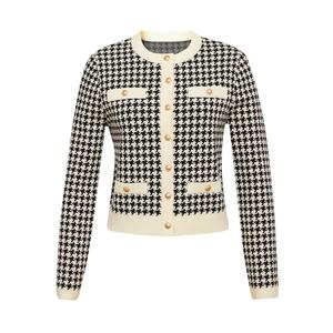 Свитер-пиджак Deep Breath с узором, синий