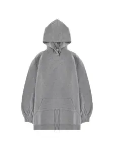 Мини-платье с капюшоном Alexander Wang, серый