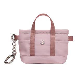Lululemon Аксессуар для женской сумки из переработанного нейлона Розовый туман Цвет спички, Pink Mist Matchstick Color