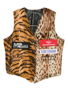 Двусторонний жилет Martine Rose, коричневый