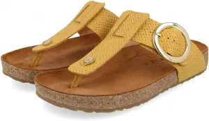 Сандалии HAFLINGER Corinna с круглой пряжкой, резиновой подошвой и стелькой из корка и латекса, унисекс