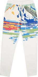 Спортивные брюки Billionaire Boys Club Waves Sweatpants 'White/Heather Grey', белый