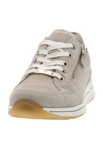 Кроссовки на молнии из кожи Ara, цвет shell