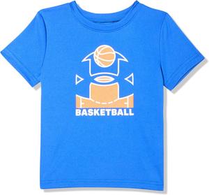 Футболка Under Armour для мальчиков, круглый вырез, легкая и дышащая, Team Royal - Basketball Ss