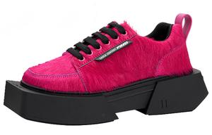 Низкие скейтерские кроссовки унисекс цвета фуксия CHOCO CONCERT
