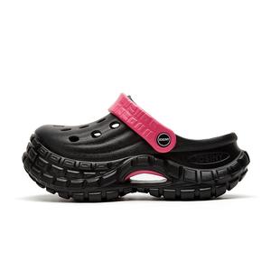 JOSINY Классические перфорированные клоги для женщин Black Rose Red, цвет Black Rose Red