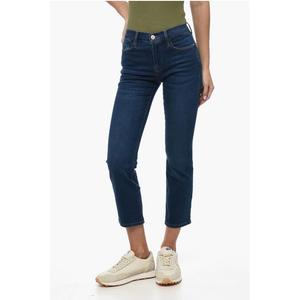 Джинсы прямые с высокой талией 17,5 см Frame, Blue