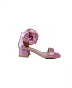 Сандалии на каблуке Mona для девушек больших размеров Nina, розовый