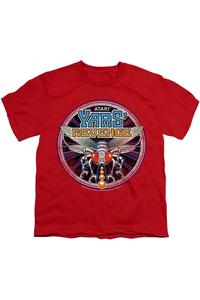 Футболка с коротким рукавом для детей Atari Yars Revenge с принтом Gildan, красный