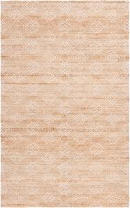 Ковер SAFAVIEH, 92 x 153 см, Natural Fiber Collection, Natural & Ivory, в стиле Rustic Farmhouse Boho, ручной работы из джута, идеально для гостиной, спальни, столовой (NFB658A-3)