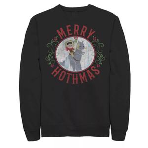 Мужской свитшот «Звездные войны» «Merry Hothmas» Star Wars, черный
