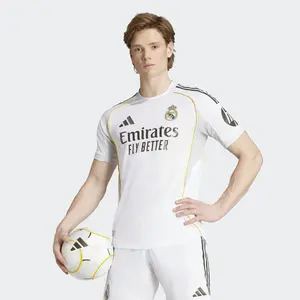 Футболка мужская игровая Real Madrid 2025-2026 Аутентик Adidas, белый
