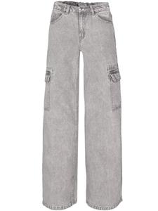 Джинсы Garcia Wide Leg Cargo slim fit, цвет bleached