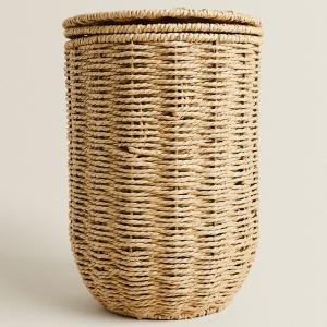 Корзина со съемной крышкой Zara Home Bathroom Wastepaper, коричневый