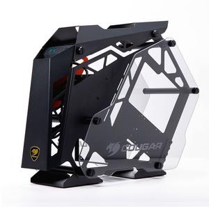 Корпус Cougar Conquer Mini, Mini Tower, черный/оранжевый