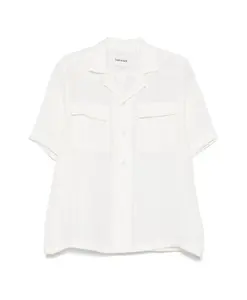 Рубашка с коротким рукавом и воротником-стойкой Tonywack, белый