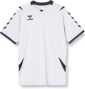 Мужская игровая футболка с коротким рукавом Hummel, белный/темно-синий