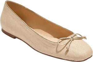 Туфли на плоской подошве Jack Rogers Kenlyn Ballet - Rattan, цвет Natural/Platinum