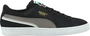 Кроссовки Puma Suede Triplex - Black Steel Grey, черный