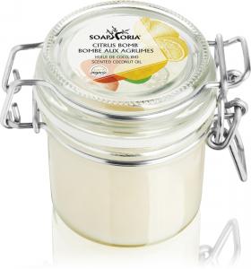 Кокосовое масло с ароматом цитрусовой бомбы, органическое кокосовое масло для лица и тела Soaphoria, 125 мл