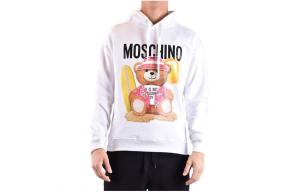 Moschino Мужские толстовки, белые, с капюшоном, средней плотности, другие