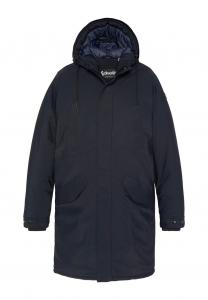 Пальто Schott LONGUE À CAPUCHE, Marine/Dark Blue