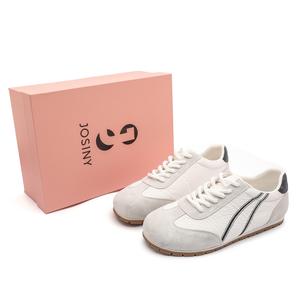 JOSINY Кроссовки женские немецкие армейские, низкие, белые/черные