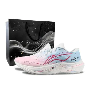 Li Ning Yueying 5 Амортизирующие Износостойкие Дышащие Низкие Повседневные Городские Коммутерные Беговые Кроссовки Мужские Li-Ning, синий (special shopping bag)